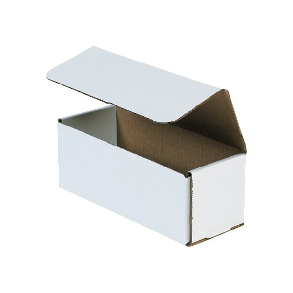 Bsc Preferred 8 x 3 x 3'' White Corrugated Mailers, 50PK BUY00028646 - main